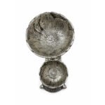 Premium Elephant Dry Fruit & Mukhwas Serving Bowl Set with Dual Bowls – Silver Plated Decorative Snack Server