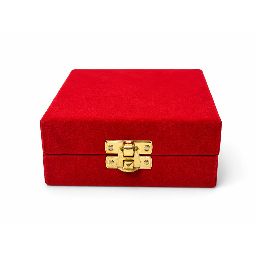 Premium Brass Swastik Akhand Diya with Velvet Gift Box | Traditional Pooja Oil Lamp for Home Temple