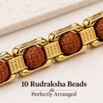 Rudraksha Bracelet – 10 Bead Spiritual Bracelet