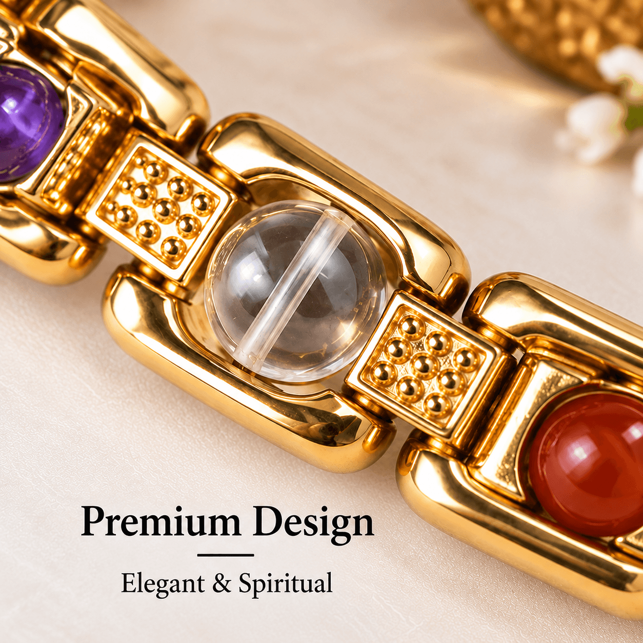 7 Chakra Bracelet – Seven Chakra Healing Stone Bracelet for Balance & Energy