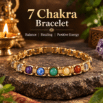 7 Chakra Bracelet – Seven Chakra Healing Stone Bracelet for Balance & Energy