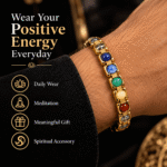 7 Chakra Bracelet – Seven Chakra Healing Stone Bracelet for Balance & Energy