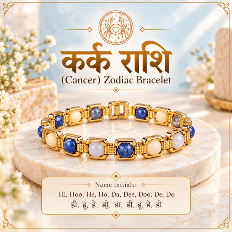 Kark Rashi Bracelet | Cancer Zodiac Bracelet