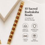 Rudraksha Bracelet – 10 Bead Spiritual Bracelet
