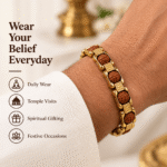 Rudraksha Bracelet – 10 Bead Spiritual Bracelet