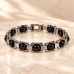 Black Obsidian Bracelet | 10 Beads Gemstone Bracelet