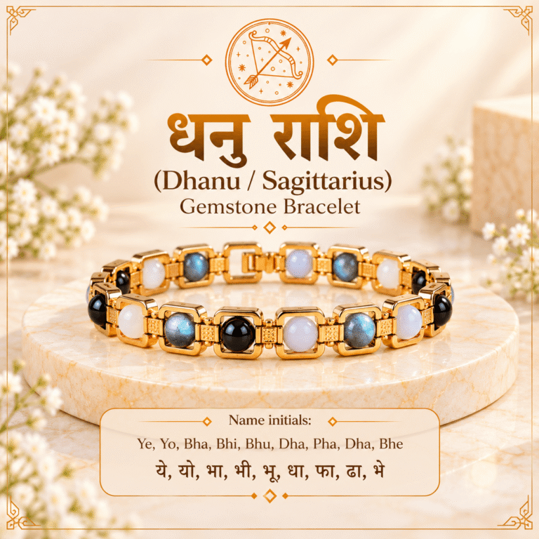 Dhanu Sagittarius Gemstone Bracelet