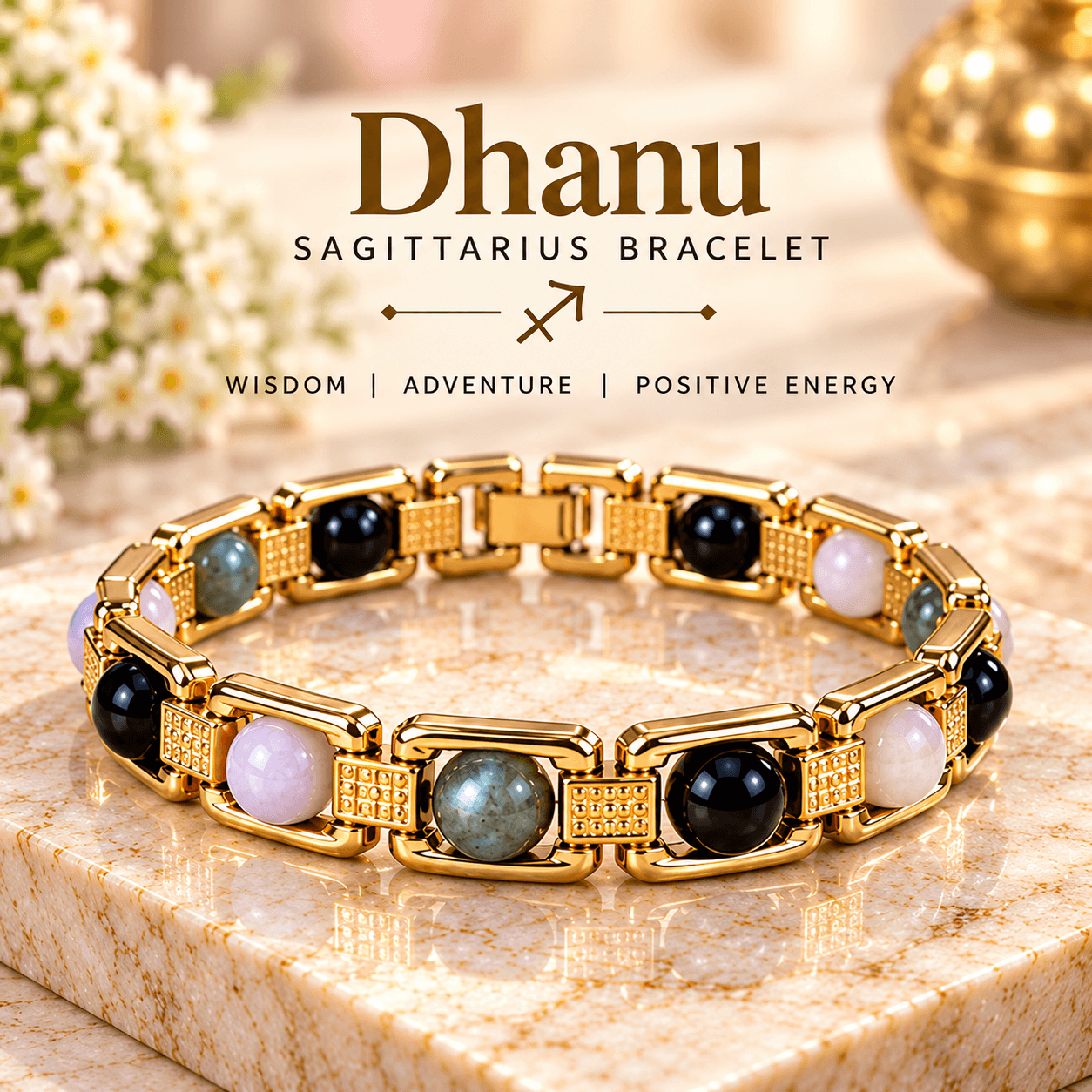 Dhanu Sagittarius Gemstone Bracelet