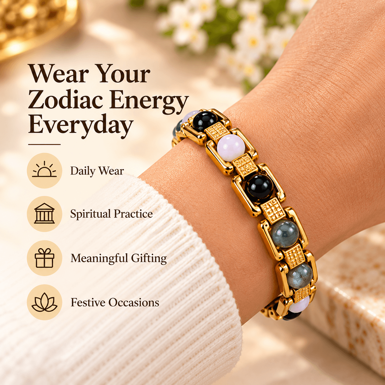Dhanu Sagittarius Gemstone Bracelet