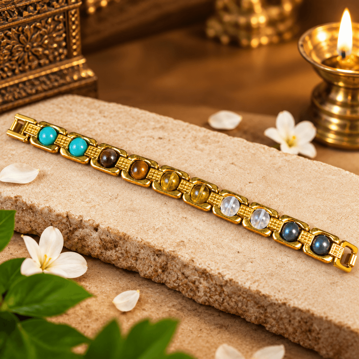Dhanyog Natural Stone Bracelet