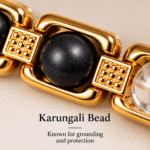 Karungali Rudraksha Clear Quartz Bracelet