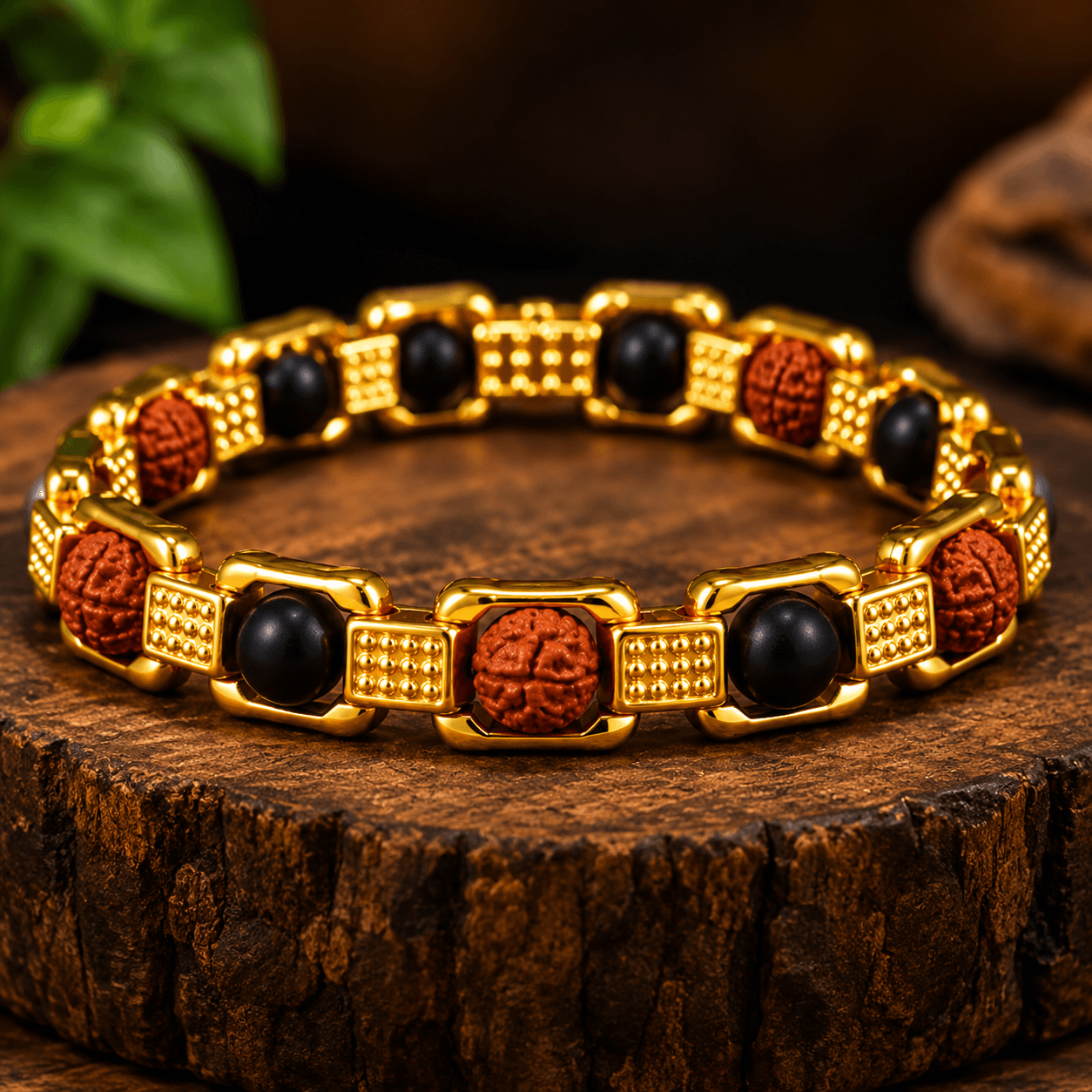 Karungali Rudraksha Bracelet