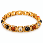 Karungali Rudraksha Clear Quartz Bracelet