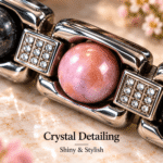 Love Gemstone Bracelet – Pink & Natural Stone Beads