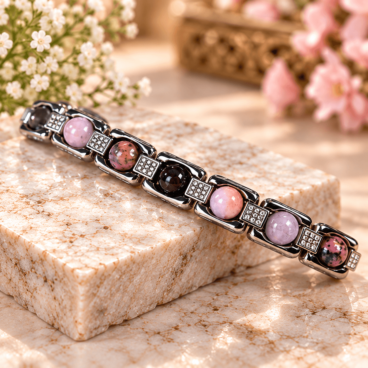 Love Gemstone Bracelet