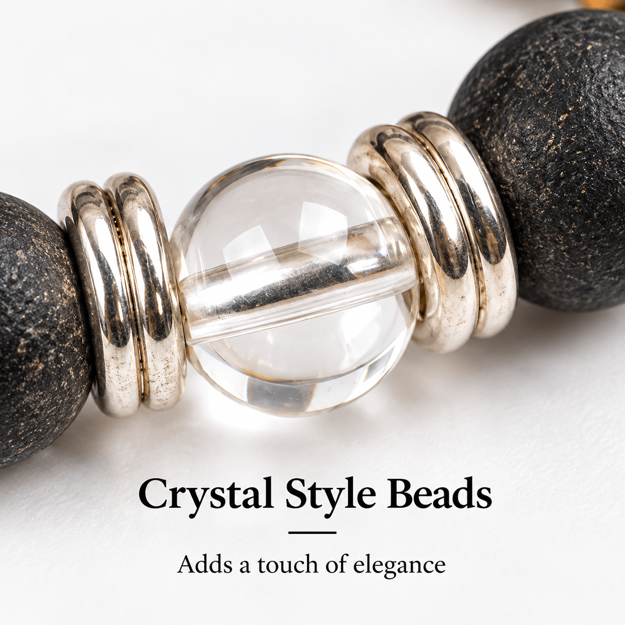 Mahakal Damru Bracelet with Rudraksha & Adjustable Black Thread