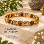 Rudraksh Clear Quartz Bracelet