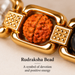 Karungali Rudraksha Clear Quartz Bracelet