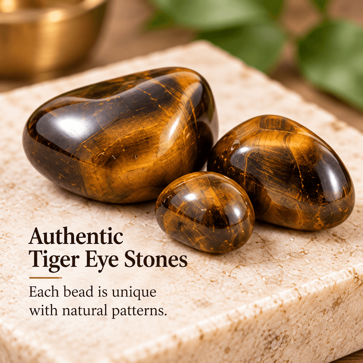 Tiger Eye Bracelet | Natural Tiger Eye Bead Bracelet