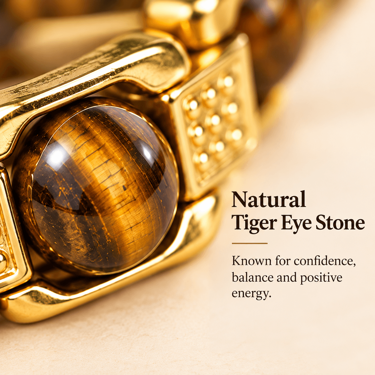 Tiger Eye Bracelet | Natural Tiger Eye Bead Bracelet