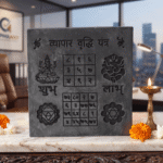 Vyapar Vriddhi Yantra | Business Growth Yantra | Karungali Carving Plate